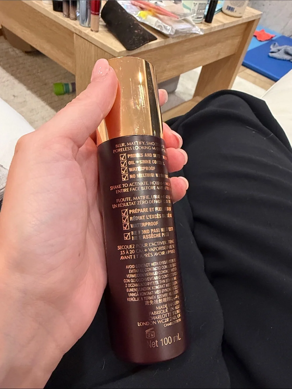 Charlotte tilbury airbrush flawless matte blurring & waterproof setting spray